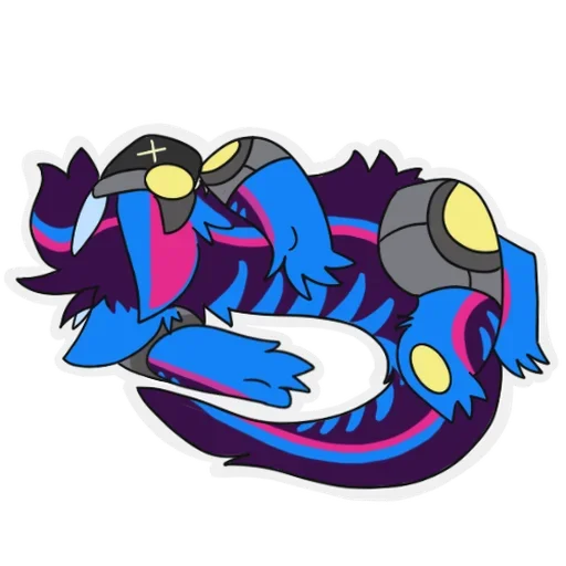 💀 Стикер «rasputin furry» для Telegram