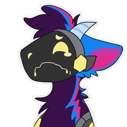 😢 Стикер «rasputin furry» для Telegram