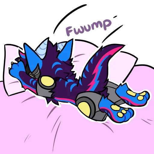 🛌 Стикер «rasputin furry» для Telegram
