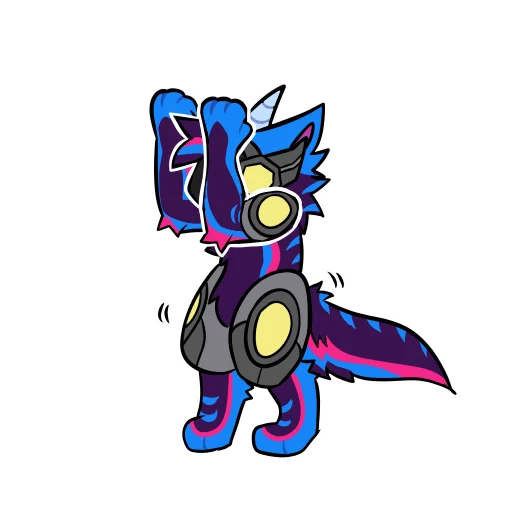 🎵 Стикер «rasputin furry» для Telegram