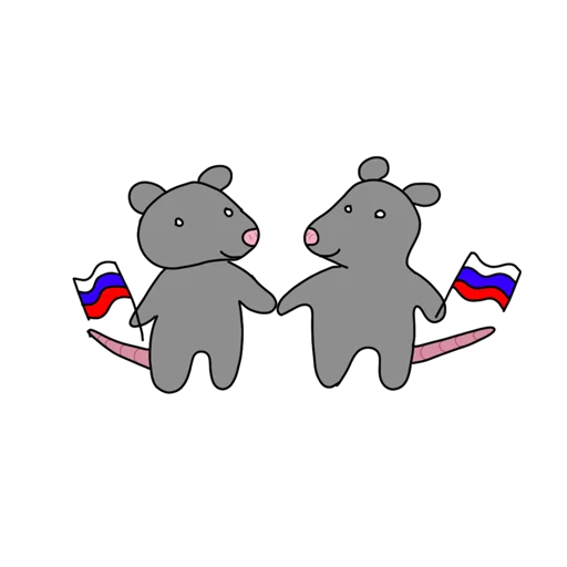 🇷🇺 Стикер «RATSSSS» для Telegram