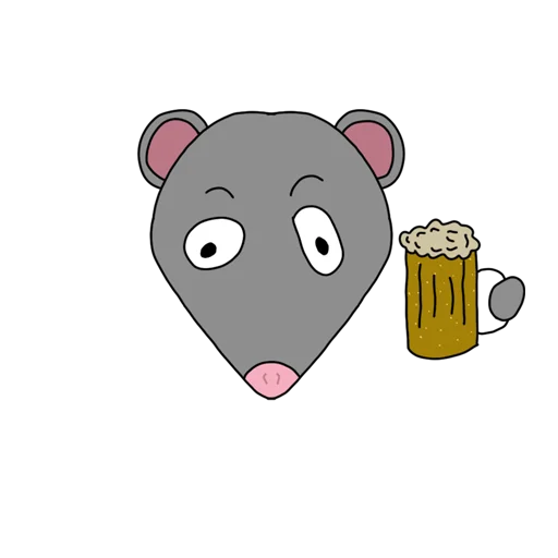 🍺 Стикер «RATSSSS» для Telegram