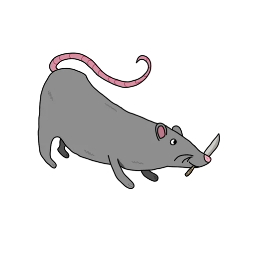 🔪 Стикер «RATSSSS» для Telegram