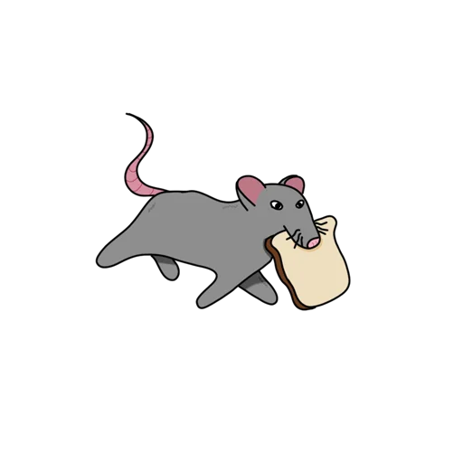 🍞 Стикер «RATSSSS» для Telegram