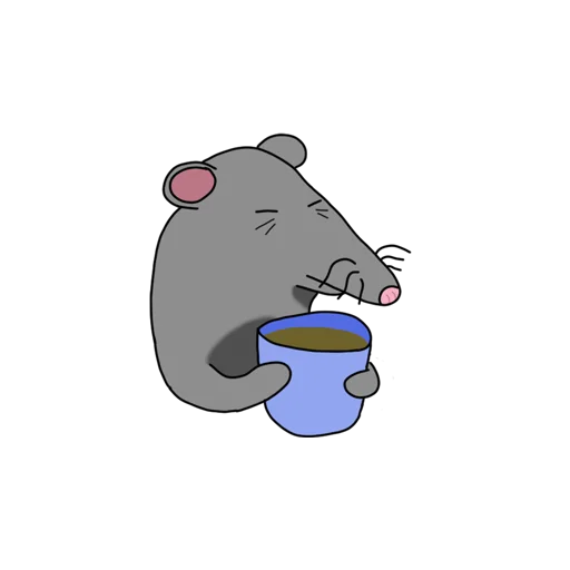 ☕️ Стикер «RATSSSS» для Telegram