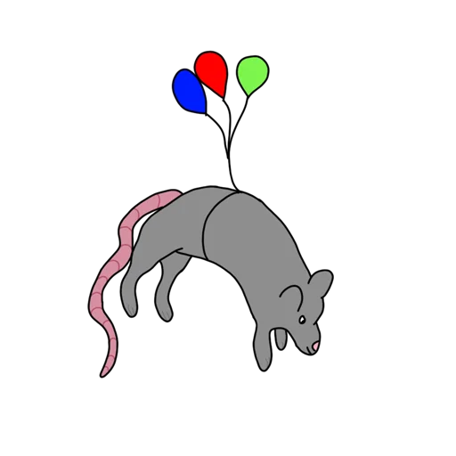 🎈 Стикер «RATSSSS» для Telegram