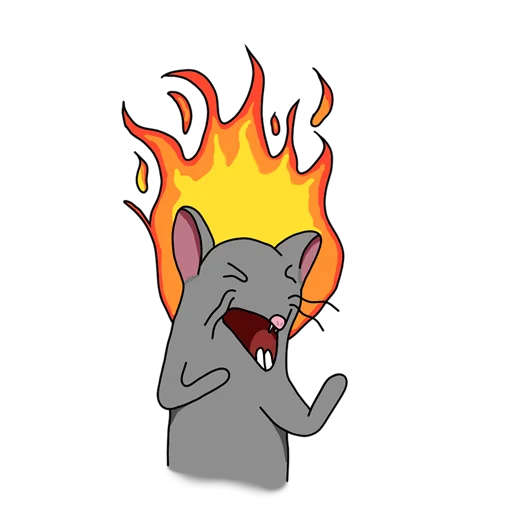 🔥 Стикер «RATSSSS» для Telegram