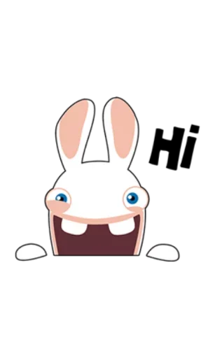 😄 Стикер «Rabbids Invasion» для Telegram
