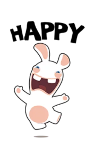 😂 Стикер «Rabbids Invasion» для Telegram