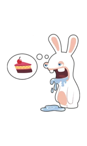 😀 Стикер «Rabbids Invasion» для Telegram