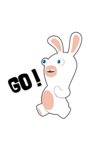 😀 Стикер «Rabbids Invasion» для Telegram