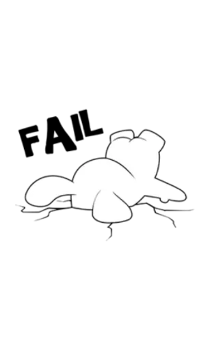 😔 Стикер «Rabbids Invasion» для Telegram