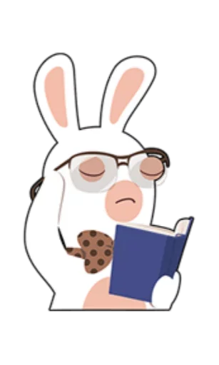 😎 Стикер «Rabbids Invasion» для Telegram
