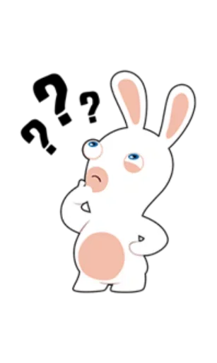 😕 Стикер «Rabbids Invasion» для Telegram