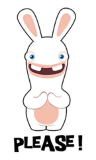 😀 Стикер «Rabbids Invasion» для Telegram