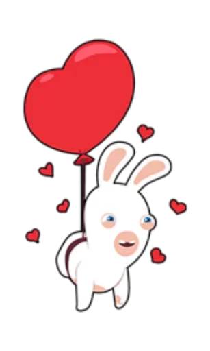😍 Стикер «Rabbids Invasion» для Telegram