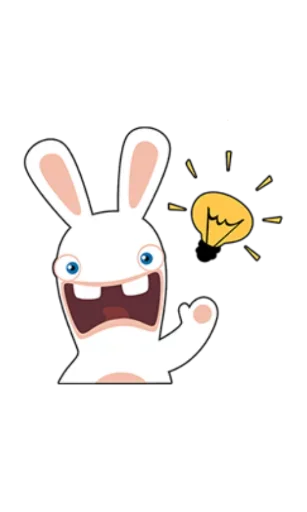 😀 Стикер «Rabbids Invasion» для Telegram