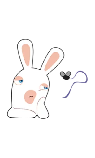 😕 Стикер «Rabbids Invasion» для Telegram