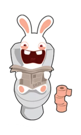 🚾 Стикер «Rabbids Invasion» для Telegram