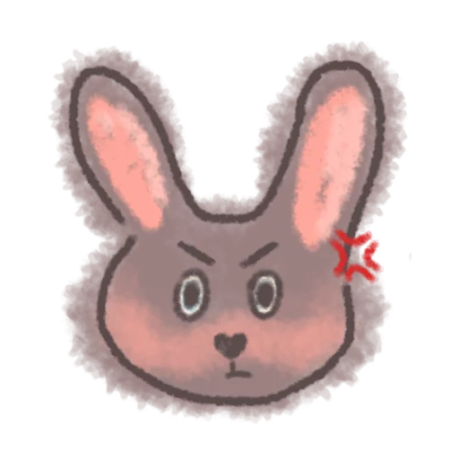 😡 Стикер «rabbit Alex ˗ˏˋ ˎˊ˗» для Telegram