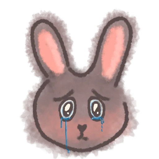 😭 Стикер «rabbit Alex ˗ˏˋ ˎˊ˗» для Telegram