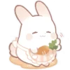🥕 Эмодзи «Кролик Мочен» для Telegram