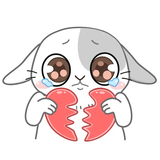 💔 Стикер «Кролик» для Telegram