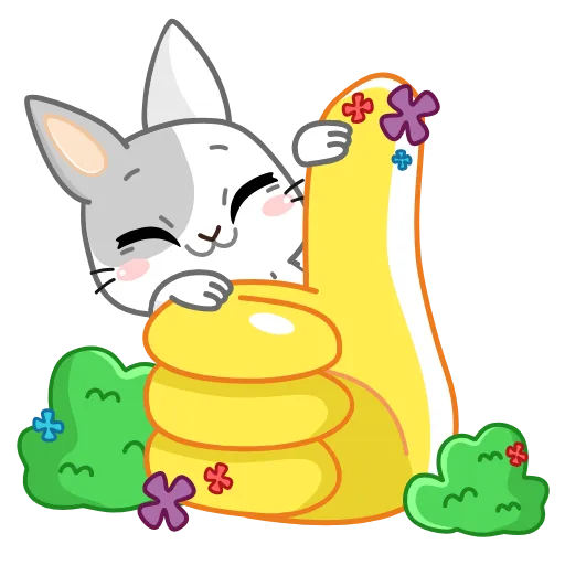👍 Стикер «Кролик» для Telegram
