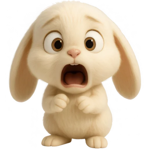 😱 Стикер «Кролик Тролик» для Telegram