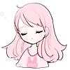 😌 Эмодзи «Rabbit And Girl Pink» для Telegram