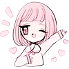 😉 Эмодзи «Rabbit And Girl Pink» для Telegram