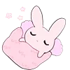 😴 Эмодзи «Rabbit And Girl Pink» для Telegram