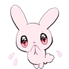 🥺 Эмодзи «Rabbit And Girl Pink» для Telegram