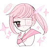 😶 Эмодзи «Rabbit And Girl Pink» для Telegram