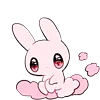 Стикерпак Rabbit And Girl Pink для Telegram