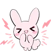 😆 Эмодзи «Rabbit And Girl Pink» для Telegram