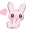 😊 Эмодзи «Rabbit And Girl Pink» для Telegram
