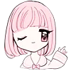 😉 Эмодзи «Rabbit And Girl Pink» для Telegram