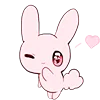 😉 Эмодзи «Rabbit And Girl Pink» для Telegram