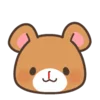 🙂 Эмодзи «Rabbit Bear Заяц Медведь» для Telegram