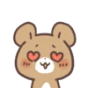😍 Эмодзи «Rabbit Bear Заяц Медведь» для Telegram