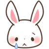 😢 Эмодзи «Rabbit Bear Заяц Медведь» для Telegram