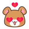 😍 Эмодзи «Rabbit Bear Заяц Медведь» для Telegram