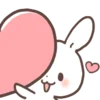 🤍 Эмодзи «Rabbit Bear Заяц Медведь» для Telegram