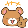 ✌ Эмодзи «Rabbit Bear Заяц Медведь» для Telegram