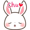 😚 Эмодзи «Rabbit Bear Заяц Медведь» для Telegram