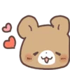 💙 Эмодзи «Rabbit Bear Заяц Медведь» для Telegram