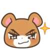 😆 Эмодзи «Rabbit Bear Заяц Медведь» для Telegram