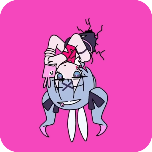 😪 Стикер «Rabbit Hole» для Telegram
