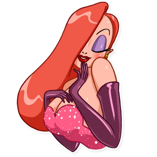 ☺️ Стикер «Jessica Rabbit» для Telegram